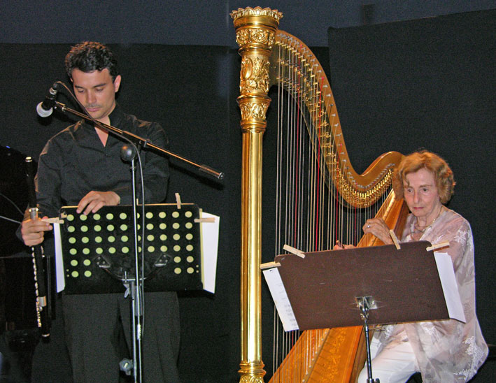 harpe et flûte