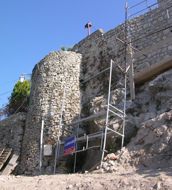 Eboulement château