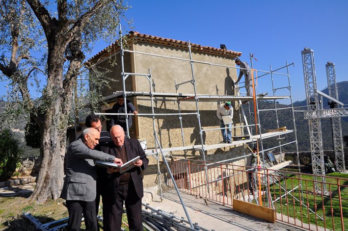 Travaux au château