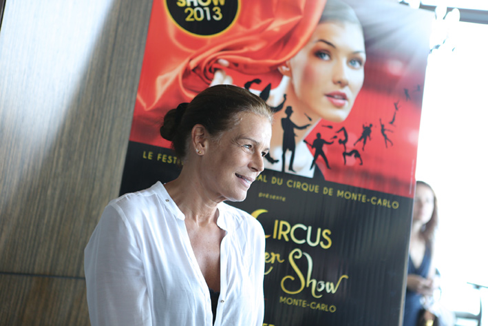 Conférence de presse de Circus Diner Show présidée par SAS la Princesse Stéphanie