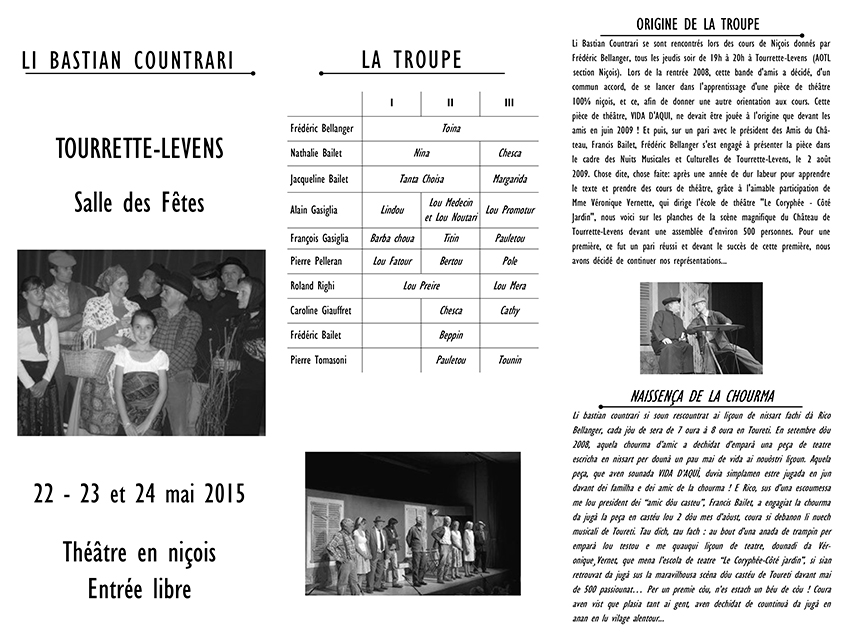 Li Bastian Countrary en spectacle les 22, 23 et 24 mai 2015