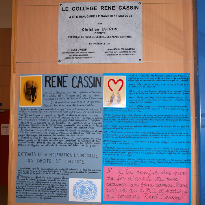 Hommage à René Cassin